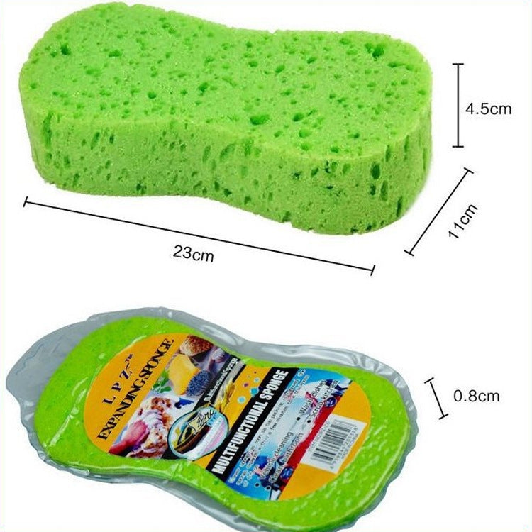 10 PCS Honeycomb Car Wash Sponge Large Vacuum Compression Sponge Car Beauty Waxing Tool