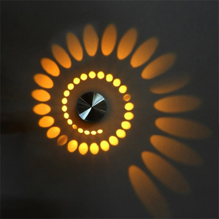 3W Modern Interior Creative Spiral Round Wall Lamp for Club, KTV, Corridor, Aisle, Background Wall Decoration Lamp My Store