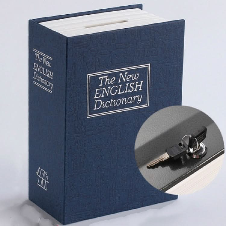 Simulation English Dictionary Book Safe Piggy Bank Creative Bookshelf Decoration, Trumpet Key Version