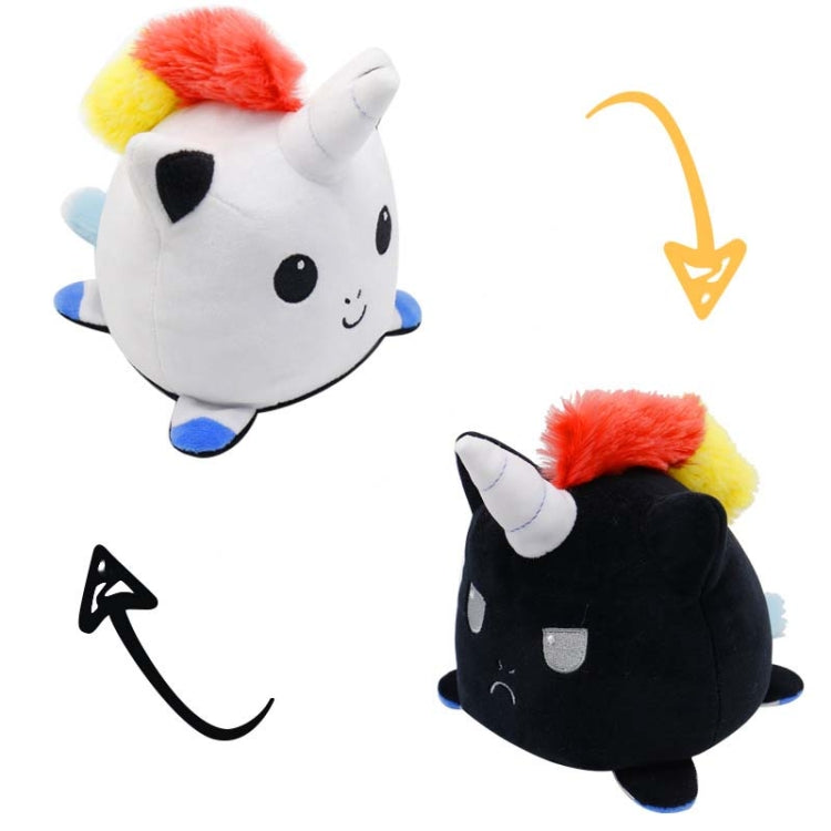 Flipped Doll Double-Sided Expression Flipped Animal Cartoon Doll Plush Toy