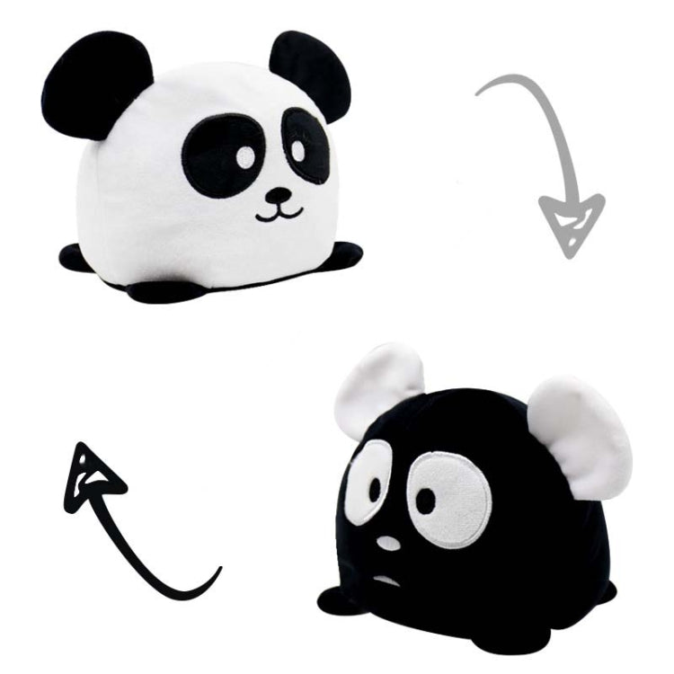 Flipped Doll Double-Sided Expression Flipped Animal Cartoon Doll Plush Toy