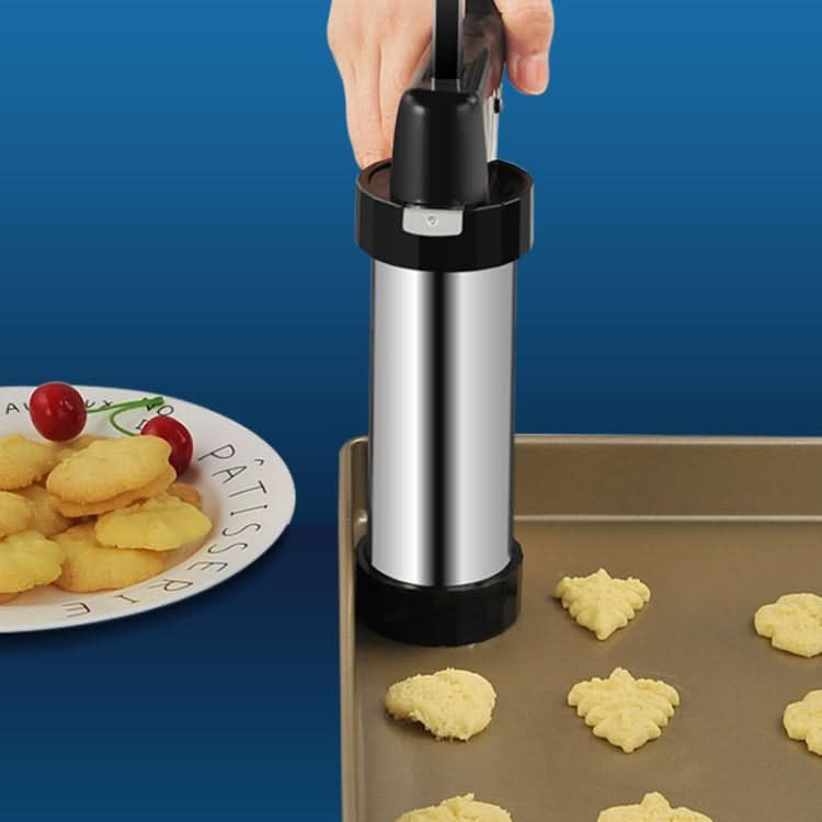 Multi-Function Stainless Steel Piping Gun Set Cookie Biscuits Hand Pressing Biscuit Machine Household DIY Baking Tools - Reluova