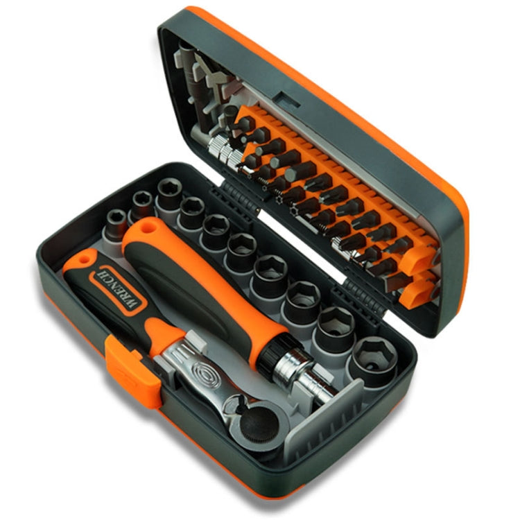 38 In 1 Labor-Saving Ratchet Multi-Purpose Screwdriver Set Household Hardware Tools Combination Screwdriver Toolbox My Store