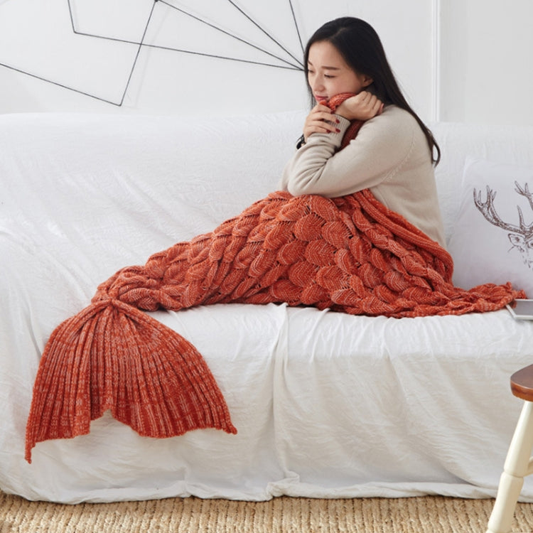 Mermaid Tail Knitted Blanket Fish Tail Blanket My Store