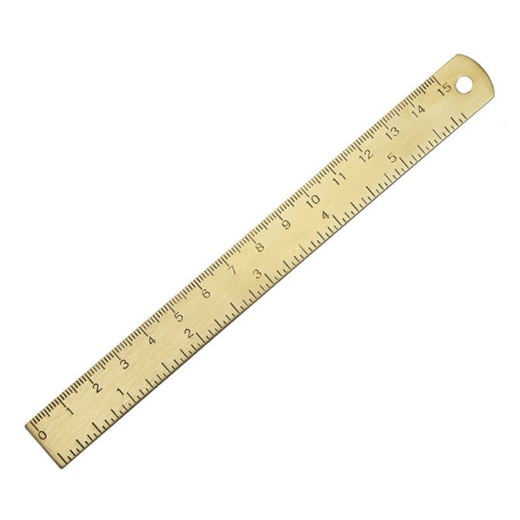 Brass Retro Drawing Ruler Measuring Tools My Store