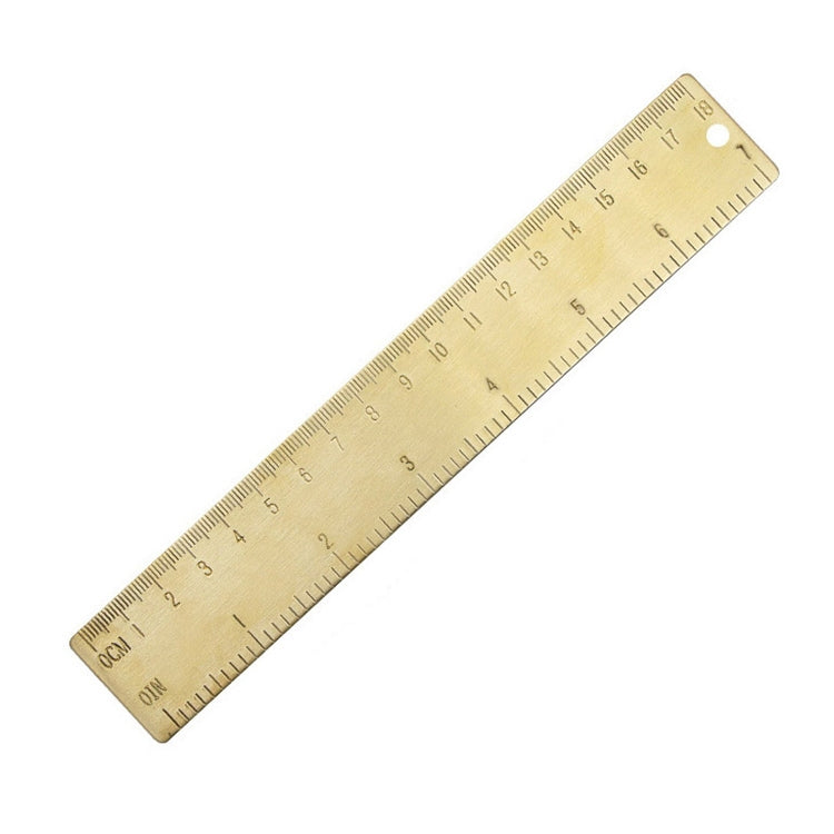 Brass Retro Drawing Ruler Measuring Tools