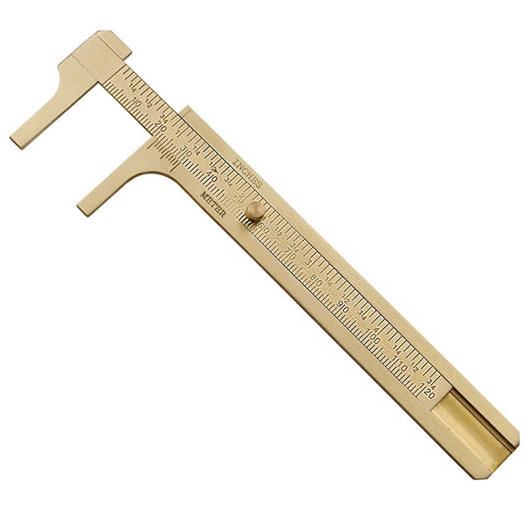 Brass Retro Drawing Ruler Measuring Tools