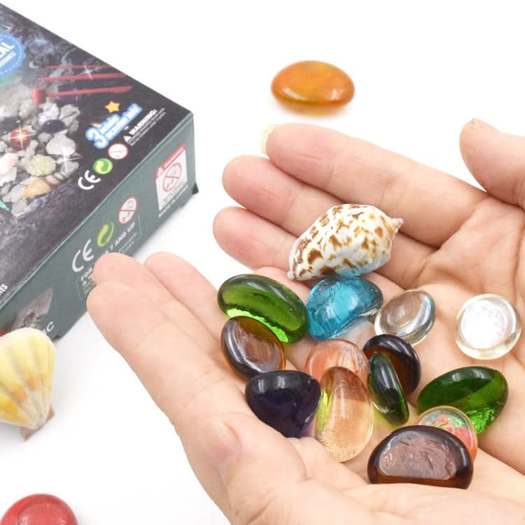 3 PCS Colorful Gemstone Archaeological Treasure Excavation Toy Creative DIY Puzzle Toy Reluova