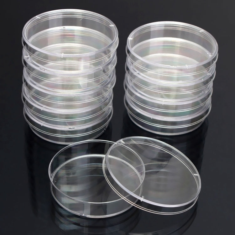 10 PCS Polystyrene Sterile Petri Dishes Bacteria Dish Laboratory Medical Biological Scientific Lab Supplies