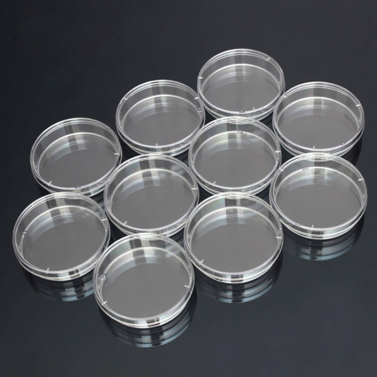 10 PCS Polystyrene Sterile Petri Dishes Bacteria Dish Laboratory Medical Biological Scientific Lab Supplies