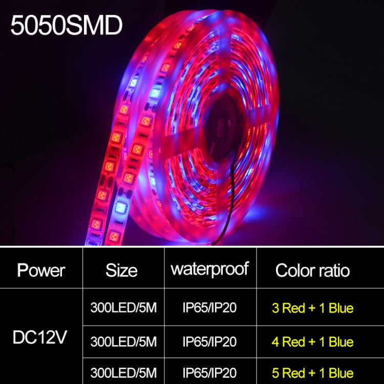 5m 300 LEDs SMD 5050 Full Spectrum LED Strip Light Fitolampy Grow Lights for Greenhouse Hydroponic Plant My Store