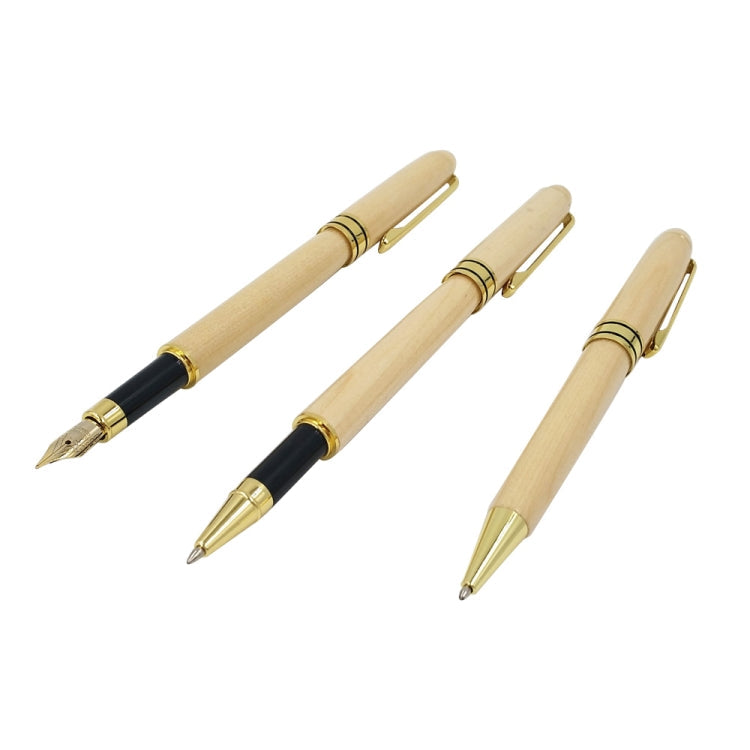 Creative Maple Pen Set with Wooden Pen Box Student Stationery Office Gifts My Store