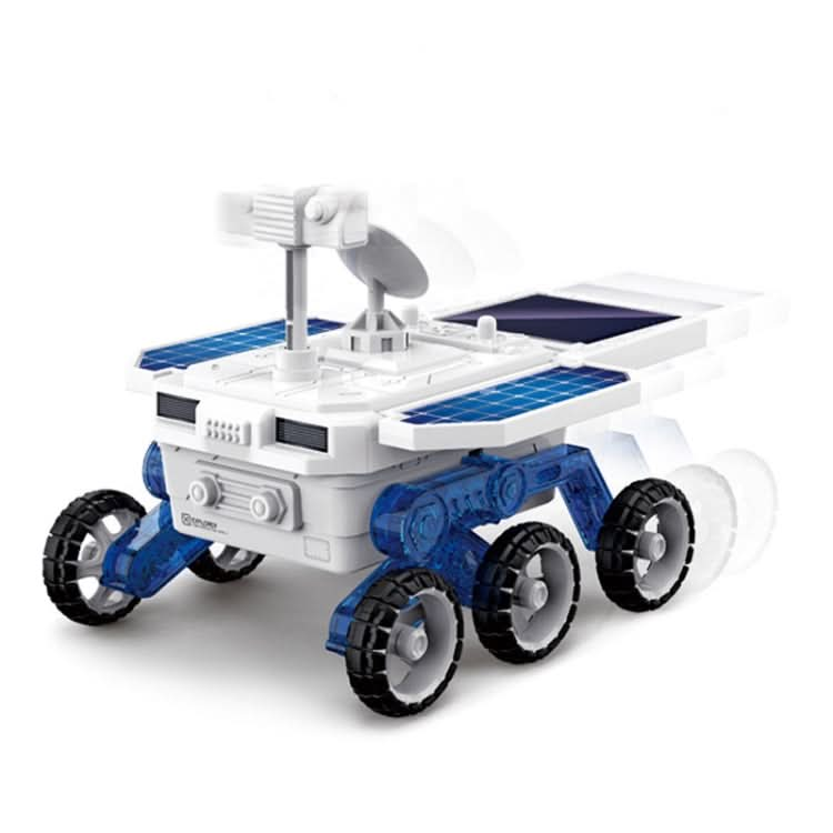 Children DIY Solar Mars Exploration Car Toy Puzzle Science Education Assembled 4-Wheel Drive Electric Model Reluova