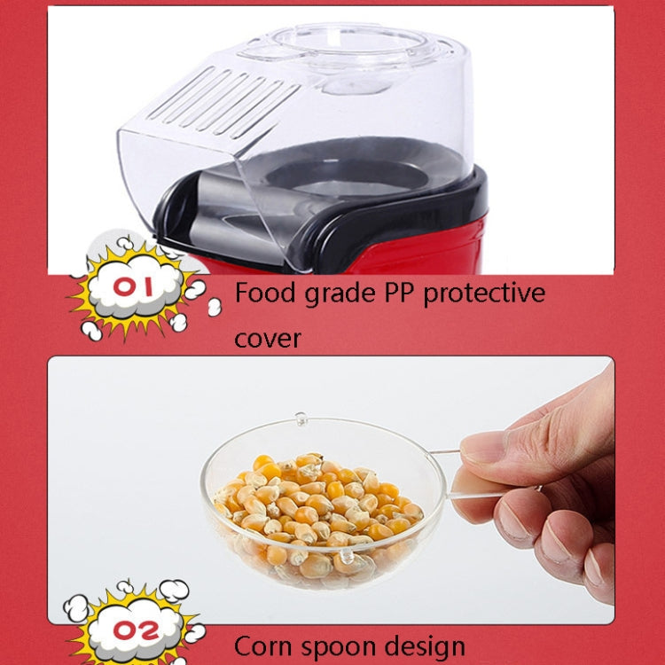 Household Electric Popcorn Machine Blow Mini Popcorn Bagging Machine Reluova