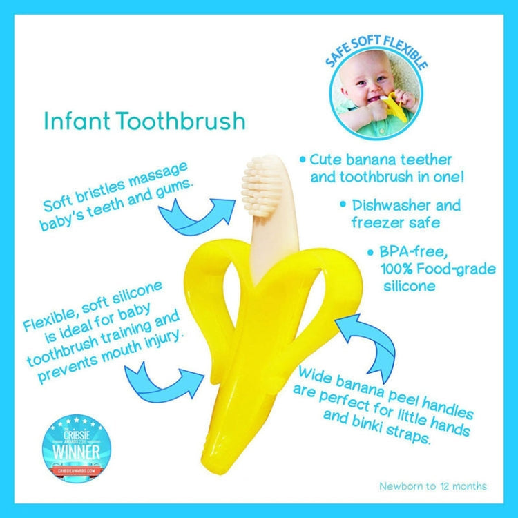 Newborn Baby Banana Silicone Teether Bite My Store