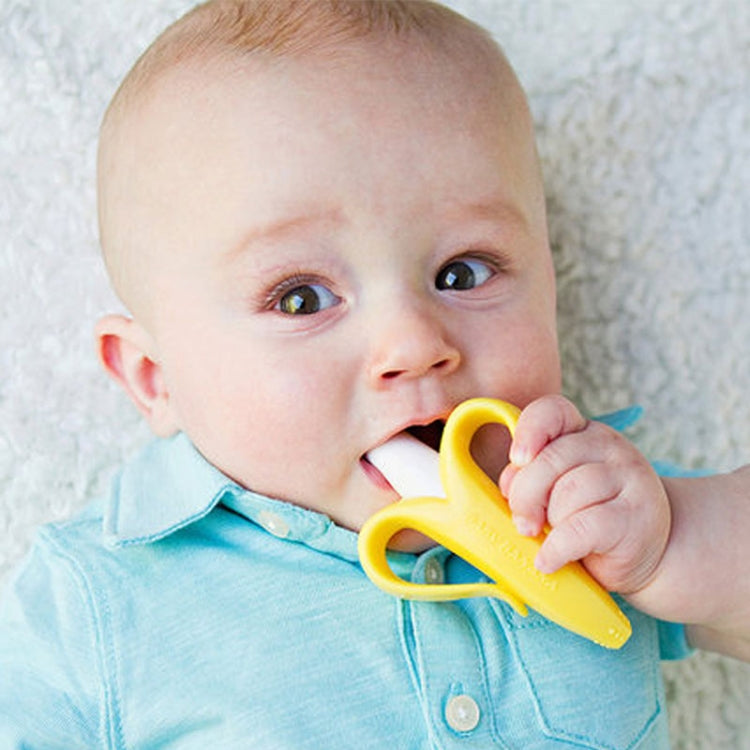 Newborn Baby Banana Silicone Teether Bite My Store