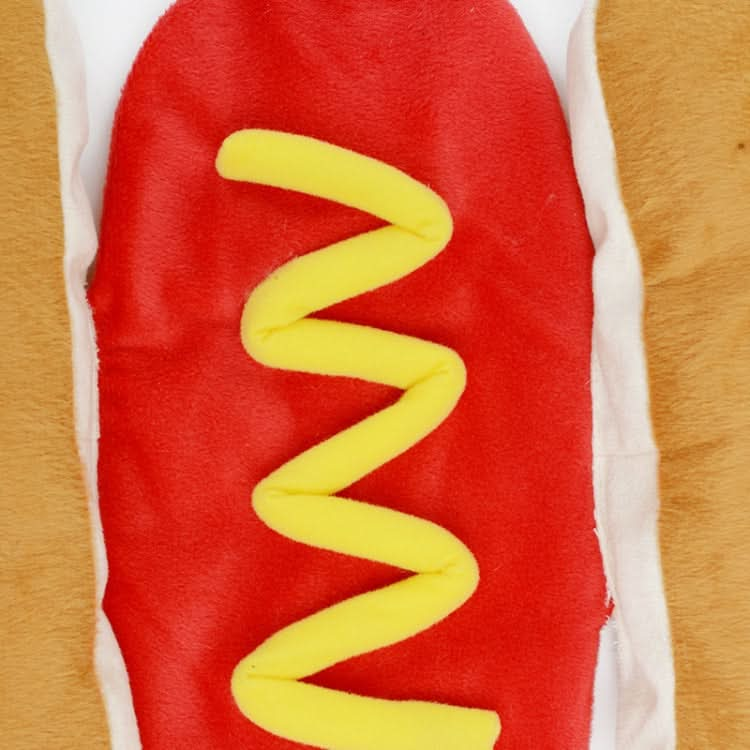 Funny Burger Pet Clothes Dogs Cat Fall Winter Hot Dog Pet Clothes - Reluova