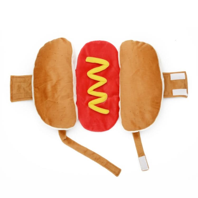 Funny Burger Pet Clothes Dogs Cat Fall Winter Hot Dog Pet Clothes - Reluova