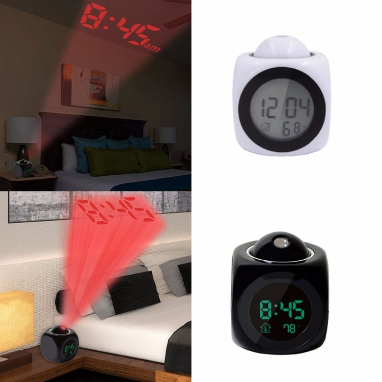 Multi-function LED Projection Alarm Clock Voice Talking Clock