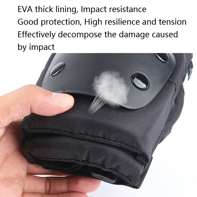 WEISOK 6 in 1 Roller Skating Protective Gear Skating Skate Skateboard Anti-Fall Knee Pads Set