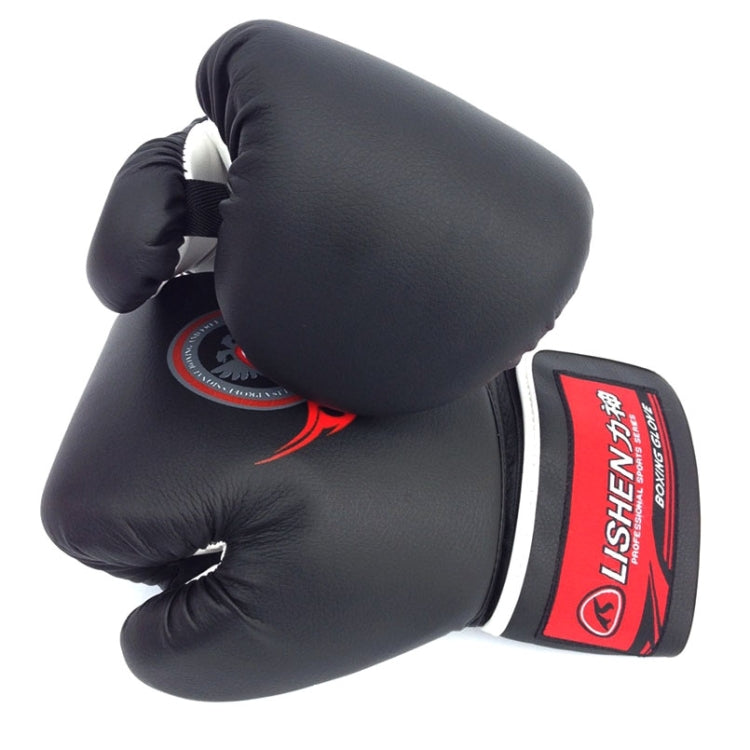 LISHEN Thickened Boxing Gloves Muay Thai Fighting Training Fitness Gloves Reluova