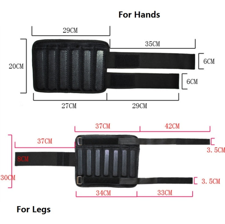 Weight-Bearing Running Sandbag Leg&Hand Lead Steel Plate Adjustable Sports Invisible Sandbag