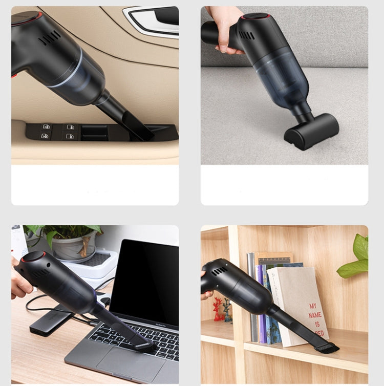 SHANEN 120W 8000Pa Car Vacuum Cleaner Car Wireless Charging High-Power Powerful Mini Handheld Vacuum Cleaner ÎҵÄÉ̵ê