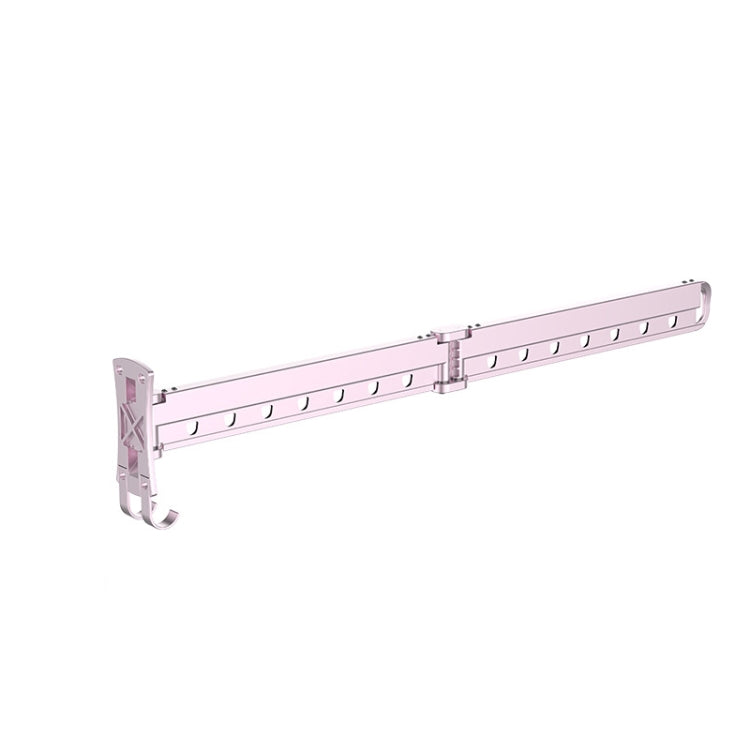 Clothes Rack Folding Telescopic Balcony Drying Rack Indoor Household Wall-Mounted Clothes Rail