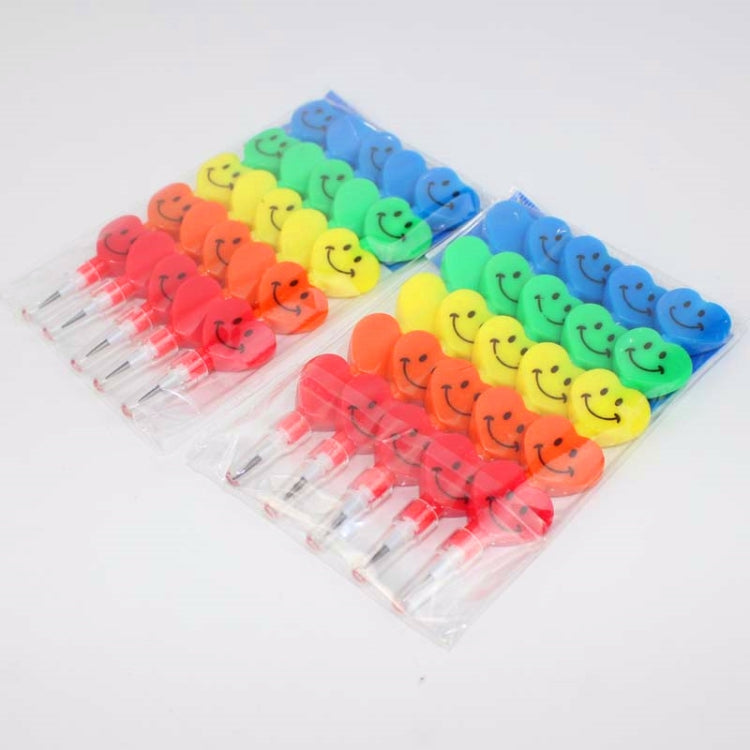 5pcs Smiley Love Building Block Pencil Students Free To Sharpen HB Pencils My Store