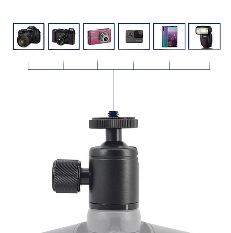 Mini Desktop Aluminum Alloy Tripod Mini Ball Head 360 Degree Pan 90 Degree Tilt Tripod My Store