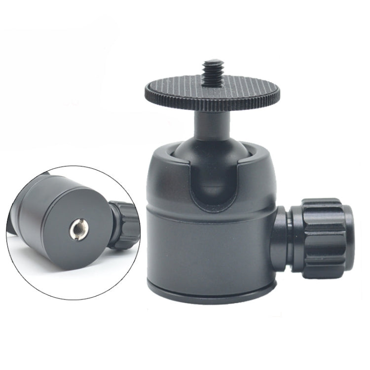 Mini Desktop Aluminum Alloy Tripod Mini Ball Head 360 Degree Pan 90 Degree Tilt Tripod