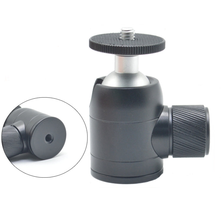 Mini Desktop Aluminum Alloy Tripod Mini Ball Head 360 Degree Pan 90 Degree Tilt Tripod