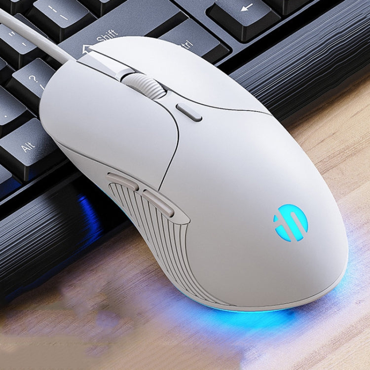 Inphic PB1 Business Office Mute Macro Definition Gaming Wired Mouse, Cable Length: 1.5m My Store