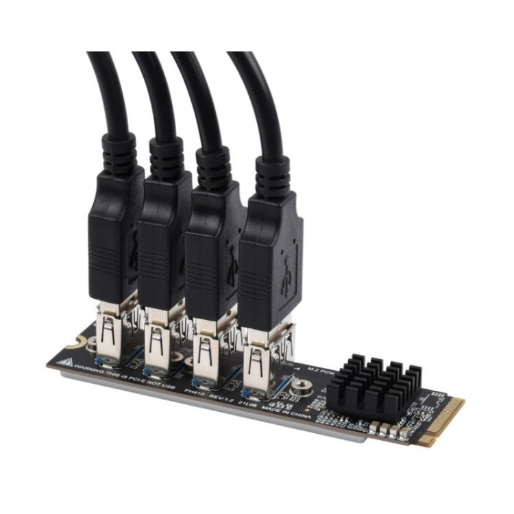 Waveshare 23316 M.2 to PCIe 4-Ch Expander, Using With PCIe X1 to PCIe X16 My Store