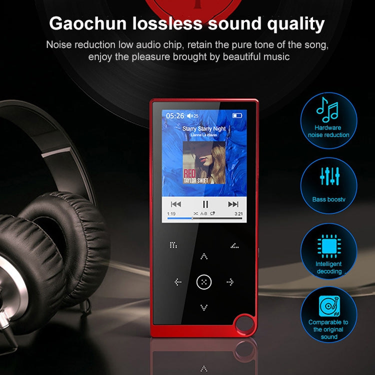 2.4 inch Touch-Button MP4 / MP3 Lossless Music Player, Support E-Book / Alarm Clock / Timer Shutdown