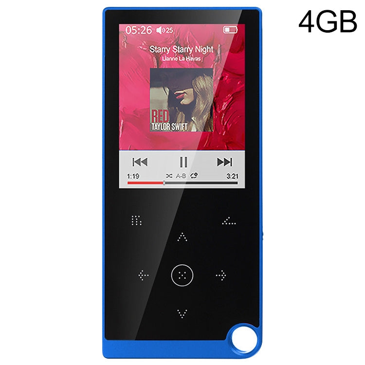 2.4 inch Touch-Button MP4 / MP3 Lossless Music Player, Support E-Book / Alarm Clock / Timer Shutdown-Reluova