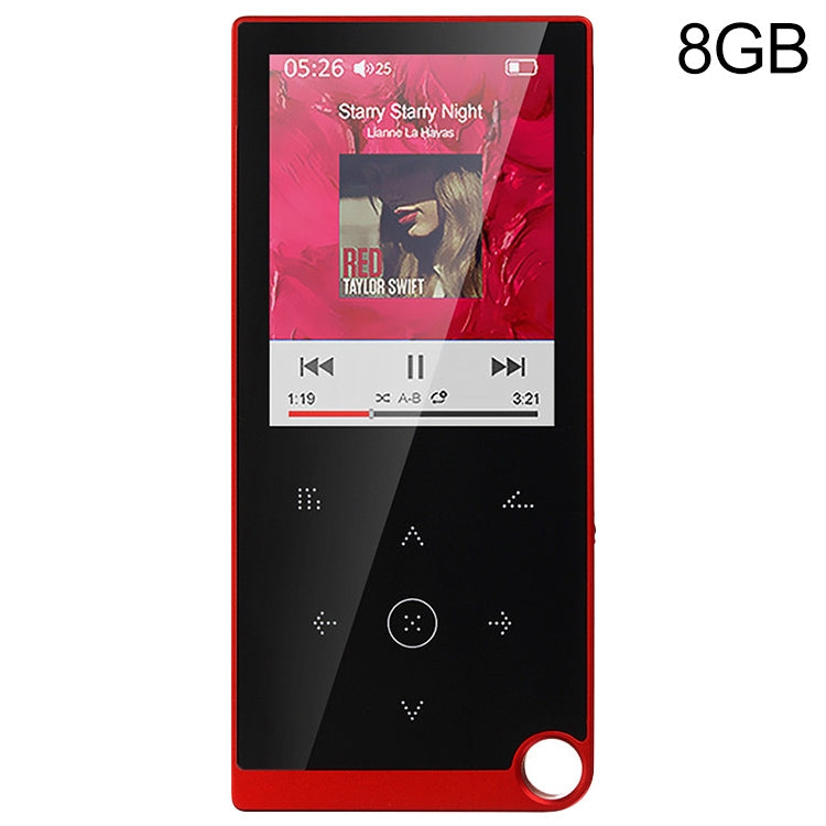 2.4 inch Touch-Button MP4 / MP3 Lossless Music Player, Support E-Book / Alarm Clock / Timer Shutdown-Reluova