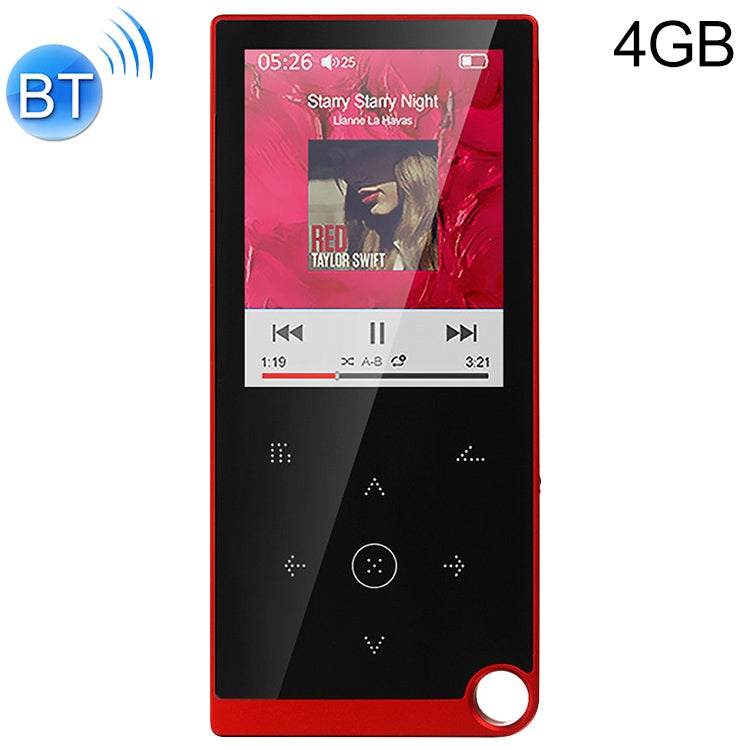 2.4 inch Touch-Button MP4 / MP3 Lossless Music Player, Support E-Book / Alarm Clock / Timer Shutdown-Reluova