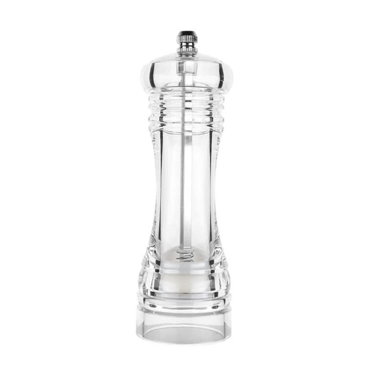 Acrylic Transparent Pepper Grinder Manual Pepper Grinder Ceramic Core Multi-Purpose Seasoning Bottle - Reluova