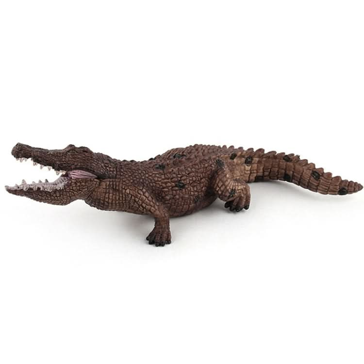 Simulation Crocodile Model PVC Wild Animal Static Decoration Toy Reluova