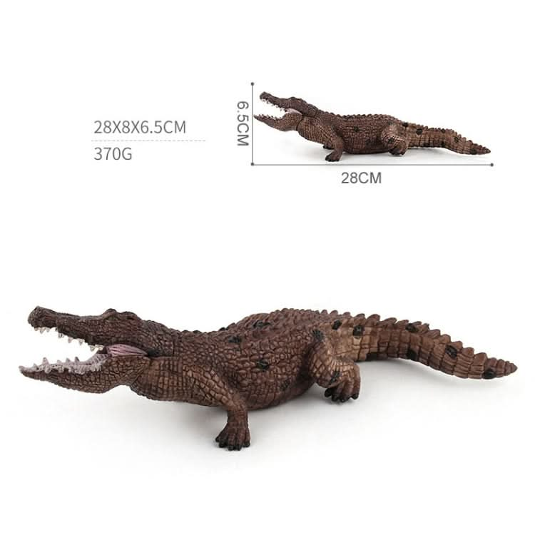 Simulation Crocodile Model PVC Wild Animal Static Decoration Toy Reluova