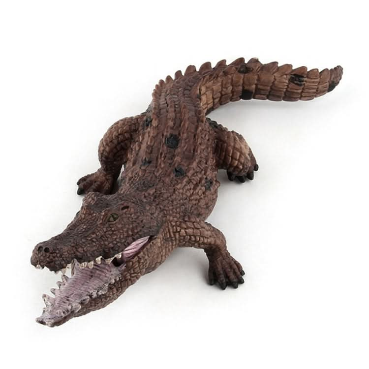 Simulation Crocodile Model PVC Wild Animal Static Decoration Toy Reluova