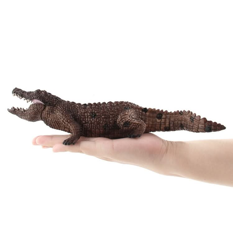 Simulation Crocodile Model PVC Wild Animal Static Decoration Toy Reluova