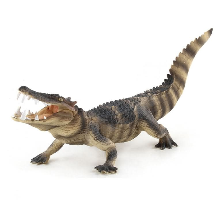 Simulation Crocodile Model PVC Wild Animal Static Decoration Toy Reluova