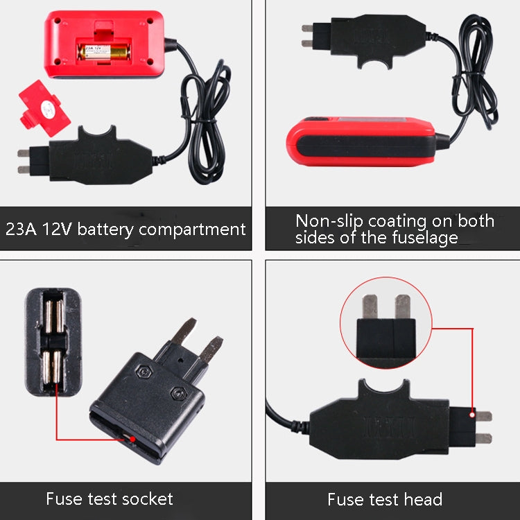 AE150 Automobile Fuse Current Detector Automobile DC Digital Resistance Wire Ammeter