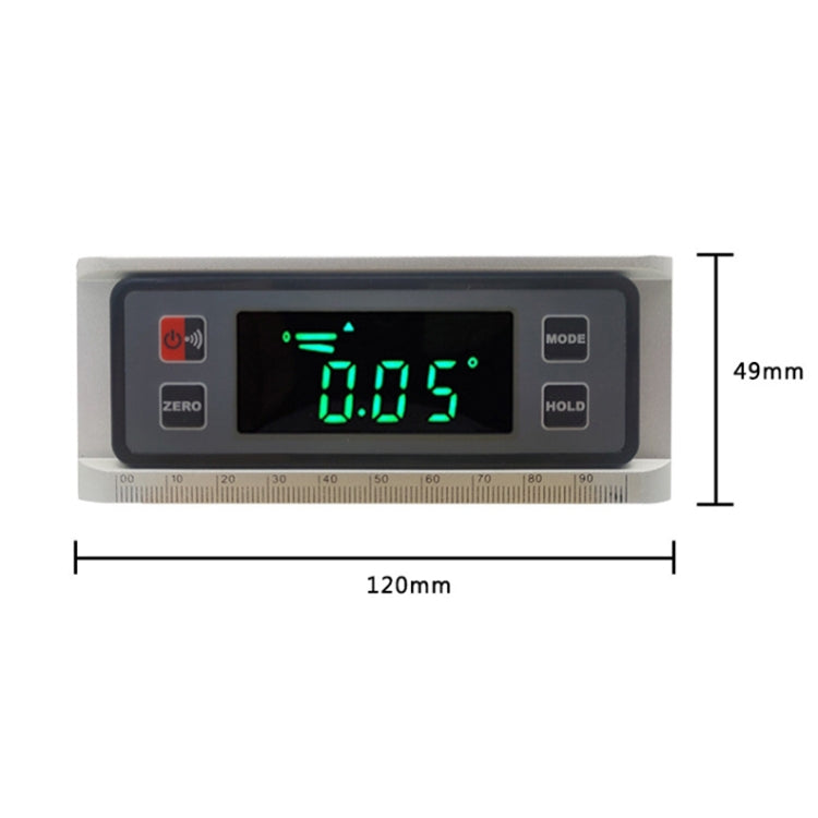 DL1906 Mini Digital Inclinometer Multifunctional Aluminum Alloy Magnetic Digital Display Spirit Level My Store