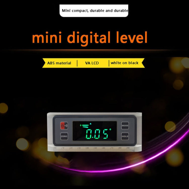 DL1906 Mini Digital Inclinometer Multifunctional Aluminum Alloy Magnetic Digital Display Spirit Level My Store