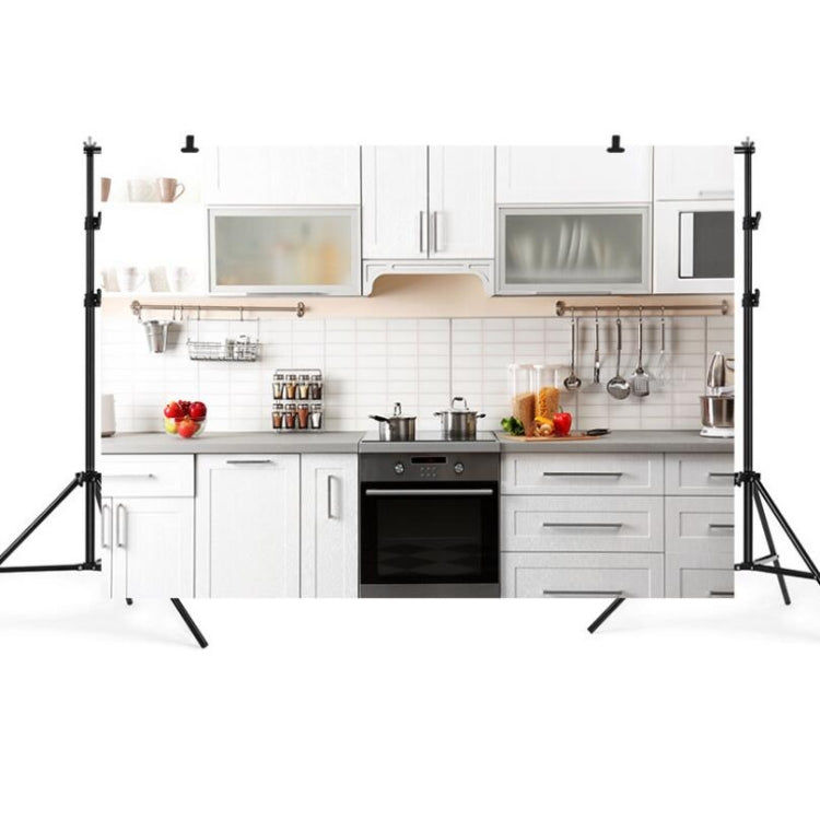 2.1m x 1.5m Kitchen Live Anchor 3D Simulation Photo Background Cloth-Reluova