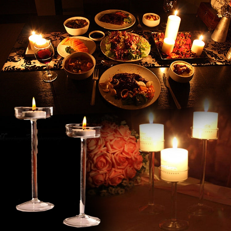 Glass Candlestick Luxury High Candlestick Romantic Dinner Decoration My Store