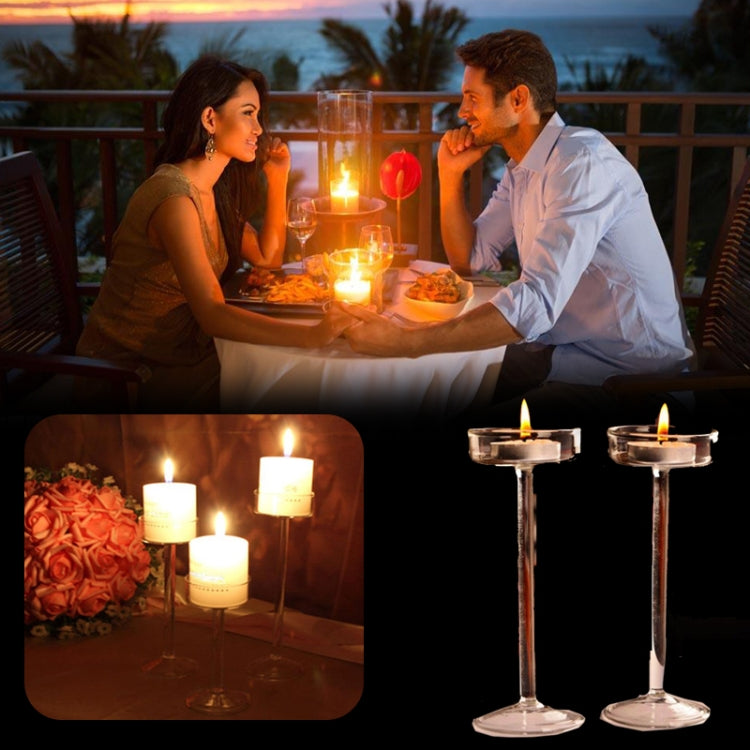 Glass Candlestick Luxury High Candlestick Romantic Dinner Decoration My Store